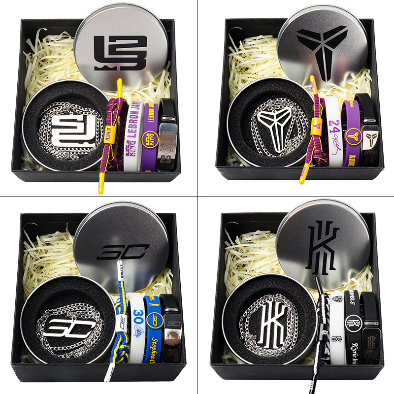 Picture of Basketball bracelet Kobe James Owen Curry Harden luminous fans around birthday gifts to boys hand rope