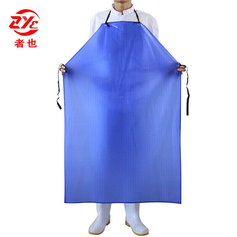 Picture of Aquatic double-layer waterproof oil-proof anti-fouling apron universal acid and alkali-resistant oil-resistant extra thick PVC sleeveless leather