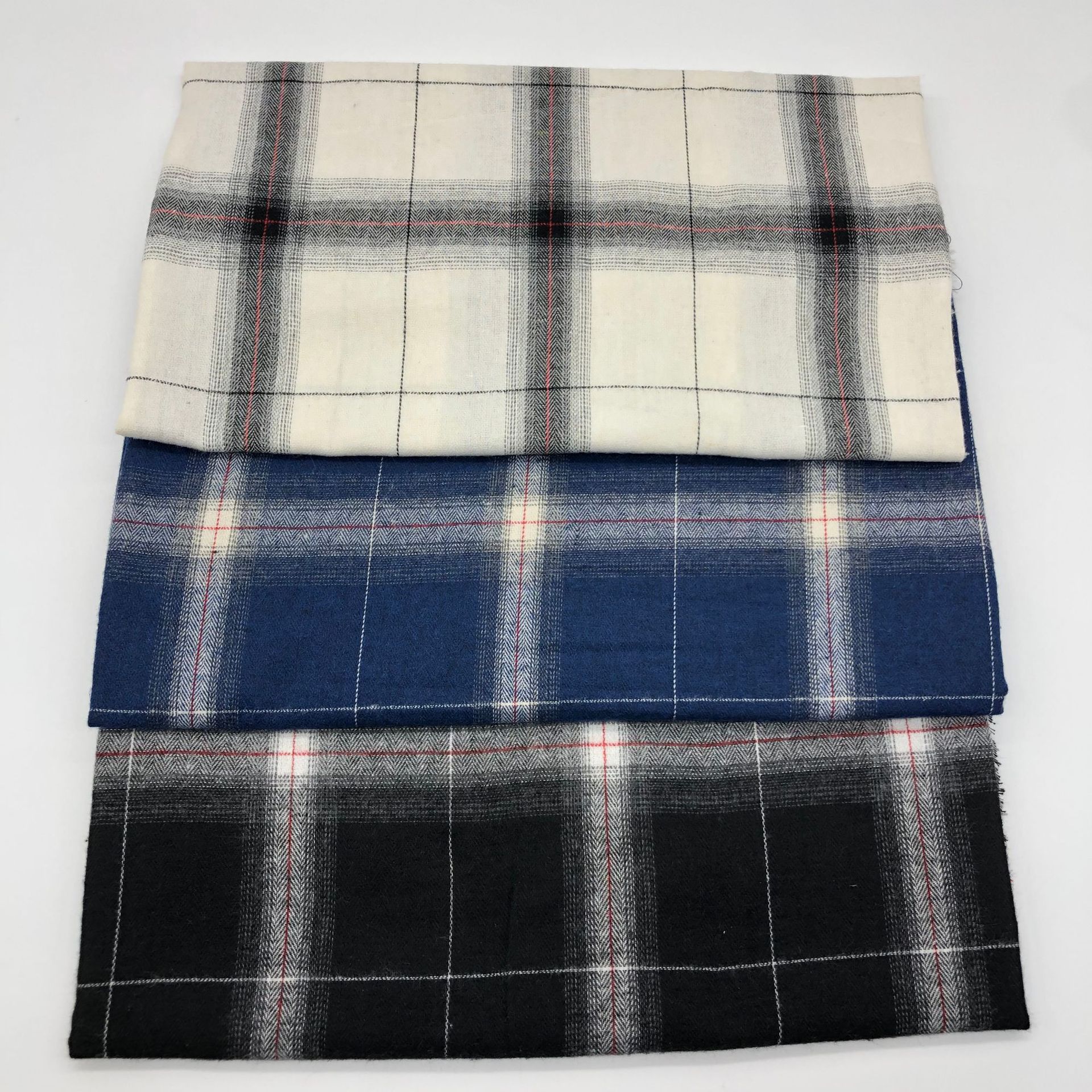 21 Twill Scrub Plaid Casual Jacket Shirt dress Children's Plaid Fabric in stock