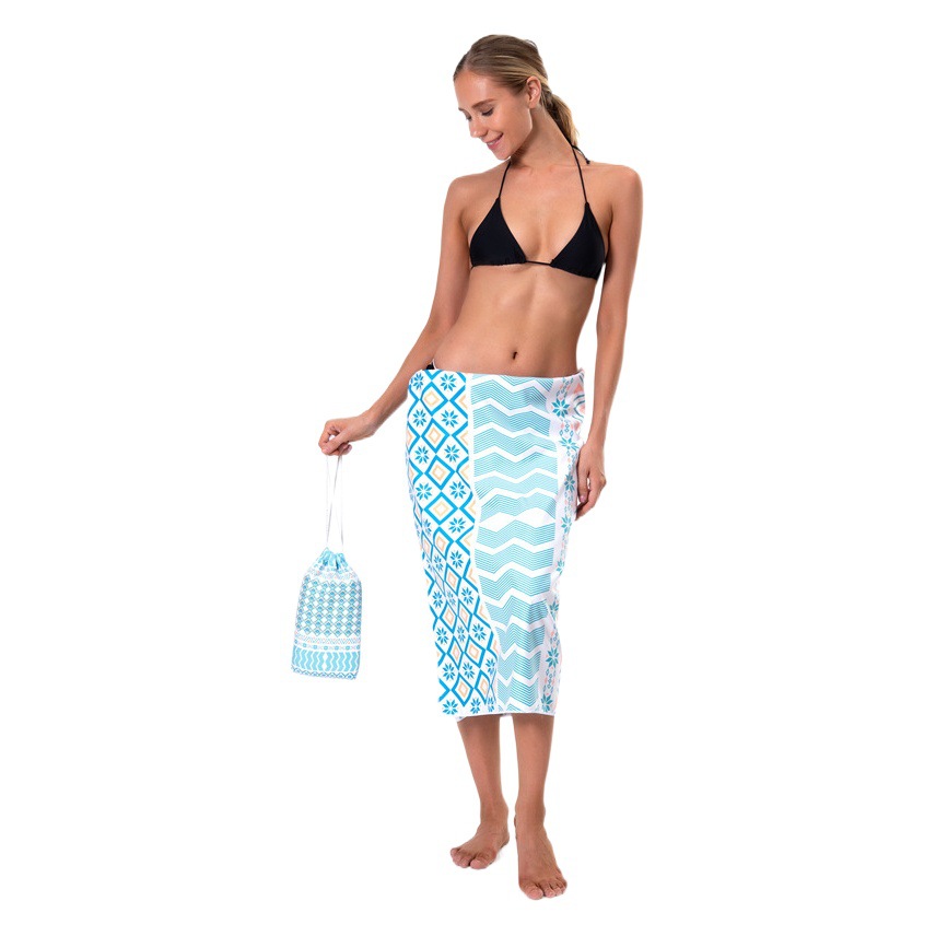 Foreign trade microfiber double-sided velvet absorbent quick-drying swimming bath towel beach towel factory wholesale custom beach towel