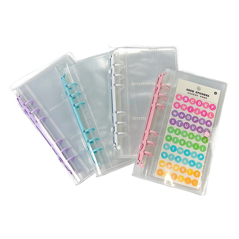 South Korea ins Photo Album A6 Transparent Loose-leaf Couple 3-inch Photo Aidou Album Card Sticker Storage Album