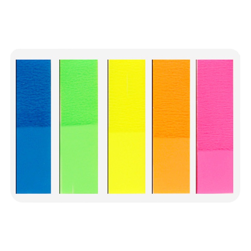 Pet Fluorescent Post-it Notes Macaron N-time Stickers Creative Markers Indicative Index Stickers Student Memo Note Stickers