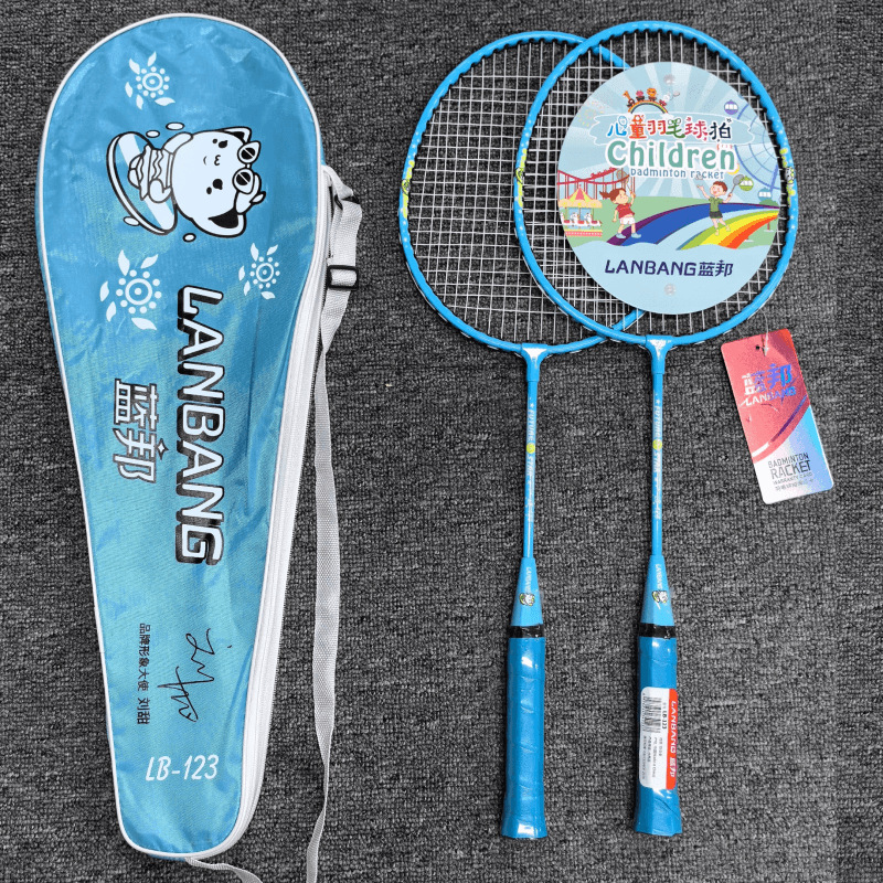 Picture of Lanbang Badminton Racket Couple Alloy Split Racket Training Students Beginners Fitness Badminton Racket 126 Racket