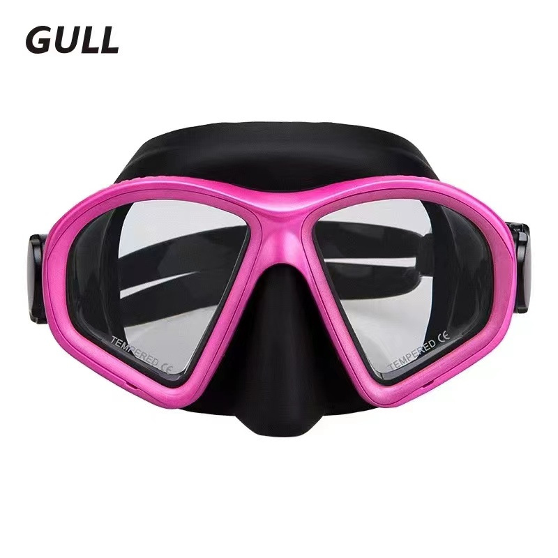 Picture of Free diving glasses myopia lens diving mirror camera bracket silicone snorkeling mirror snorkeling equipment