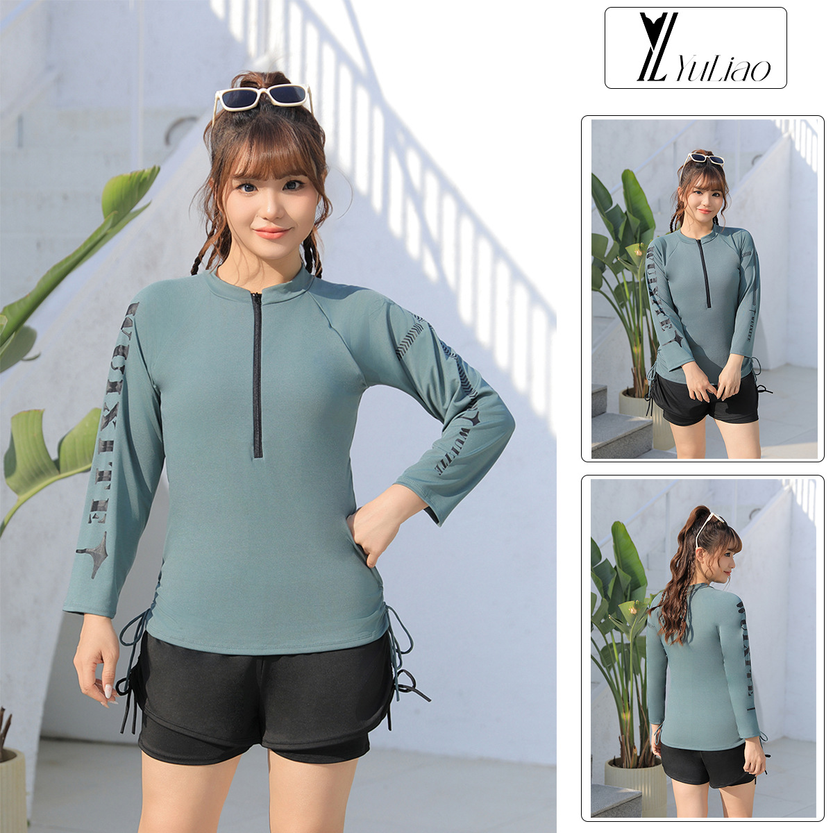 Swimwear Women's 2025 New Split Skirt chubby girl plus size Cover Flesh Slim South Korea Ins Hot Spring Swimsuit