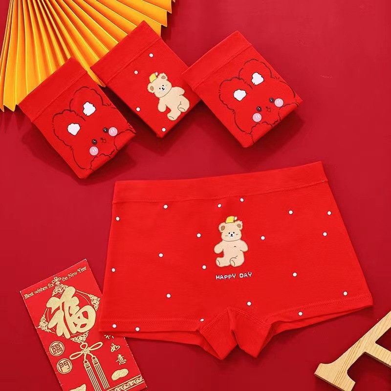 Picture of Children's underwear girls' cotton boxer shorts