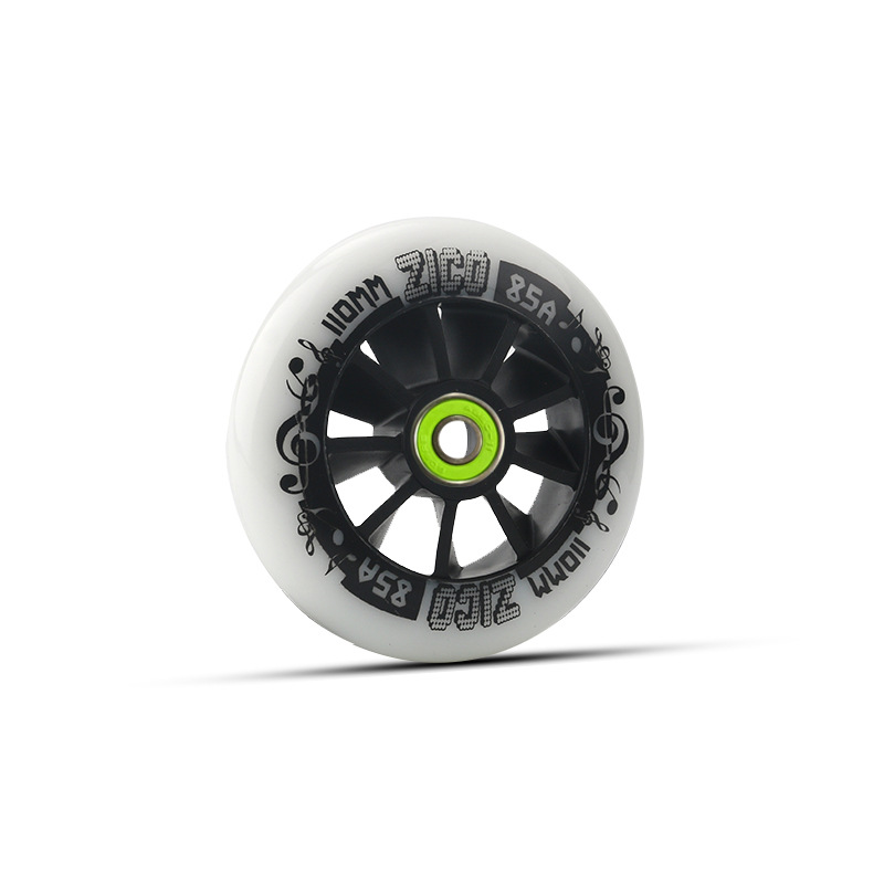 Picture of Roller skates speed skating wheels brush street wheels racing pancake wheels 90/100/110MM high elasticity and high wear resistance 85A