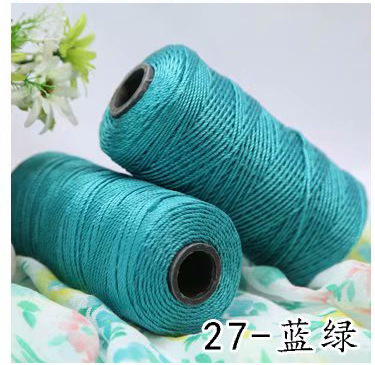 Picture of Three strands of nylon thread twine hook wire knitting hook hat shoes line car seat ice silk wool manufacturers wholesale
