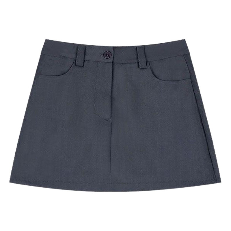 A- line skirt suit skirt women's new summer high waist gray skirt small hip skirt slimming skirt