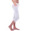 Picture of 2023 Summer European and American Cross-Border Aliexpress Ebay Elastic Waist Diagonal Pocket Casual Yoga Capri Pants for Women in Stock Versatile