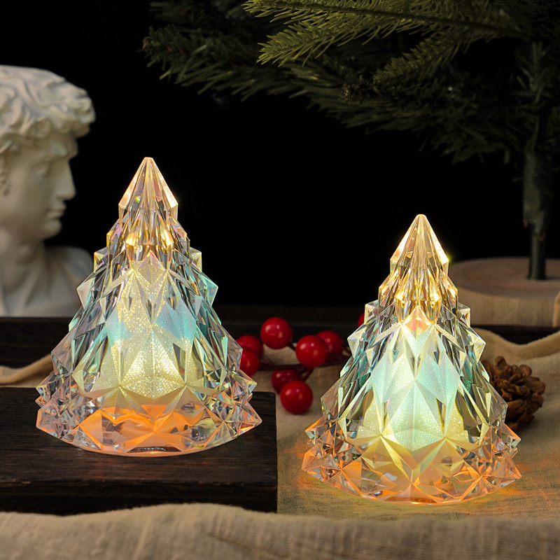 Iceberg Night Light Creative Diamond Crystal Snow Mountain Night Light Bedroom Bedside Atmosphere Light Christmas Decorative Light