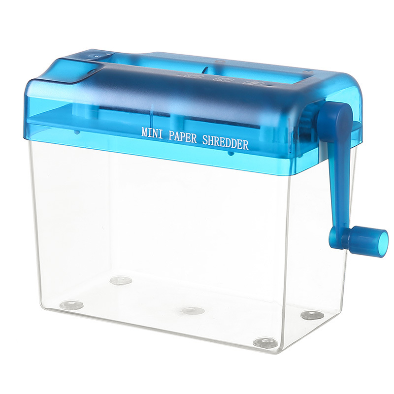Picture of Cross-Border Hot-Selling Paper Shredder Office Home Mini Manual Paper Shredder Desktop Hand-Cranked Document Shredder