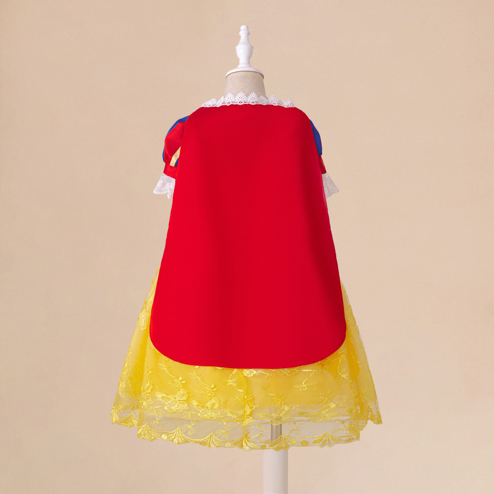 Picture of 2025Ebay Amazon's New Fluffy Dress Snow White Theme Cake Dress Long Skirt Children's Long Skirt Dress