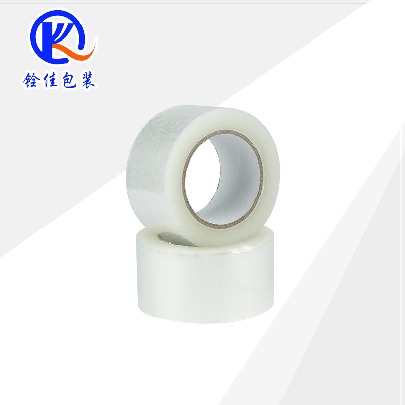 Picture of Transparent tape large roll wholesale express packaging sealing tape factory yellow tape logistics packaging tape full box