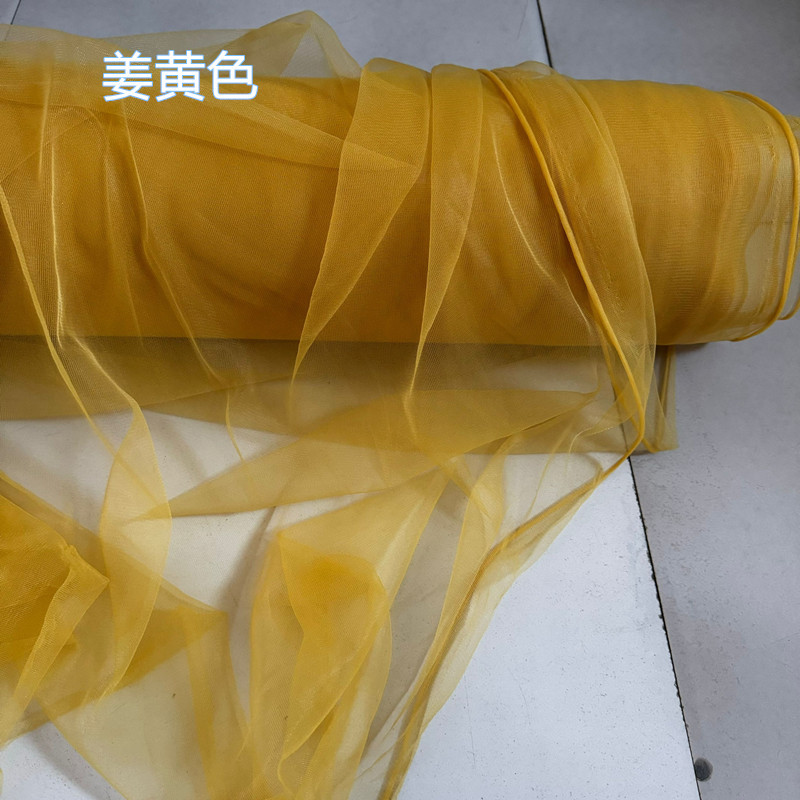 Picture of Cross-Border Tulle Wedding Chair Back Decoration Swiss Tulle Wedding Decoration Bamboo Chair White Tulle Ceiling Mesh Decoration Props