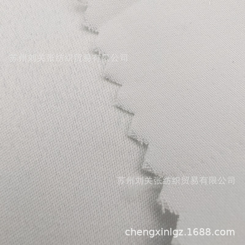 High-quality white artificial silk matte elastic satin fabric clothing lining home wear pajamas fabric