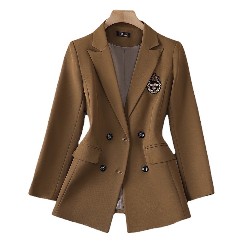 Cross-border Green Suit Pleated Skirt suit Women's Autumn New Autumn Coat Women's Elegant High-end JK Small Suit