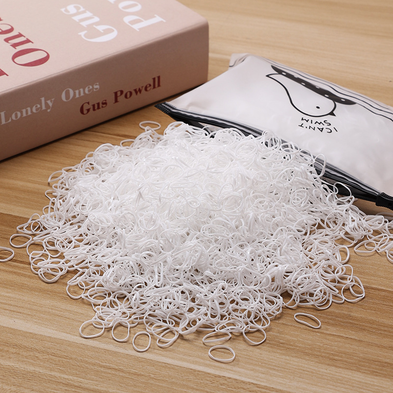 Picture of Children's Hair Rope Disposable Rubber Band Girls' Baby Strongly Pull Constantly Boxed Small Hair Rings Do Not Hit Hair Rope