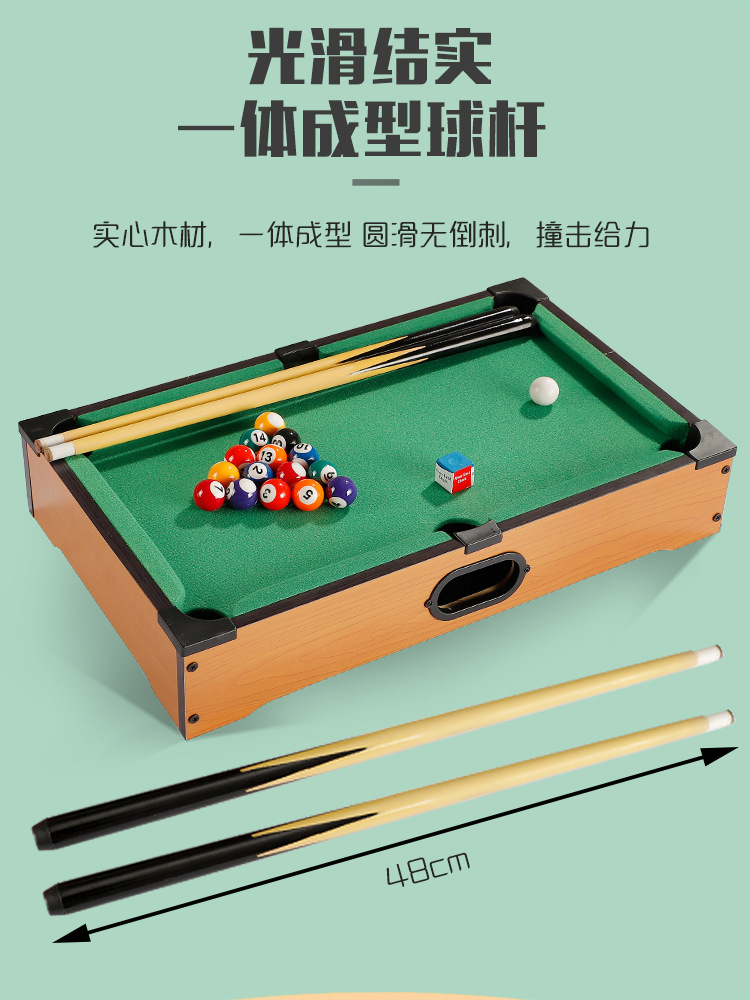 Picture of Children's billiard table household wholesale mini billiard snooker small billiard table toy billiard table set