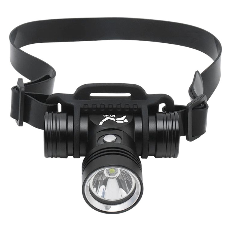 Diving Headlight Power Display Function Underwater Photography Video Fill Light 60m Flashlight Rechargeable Strong Light