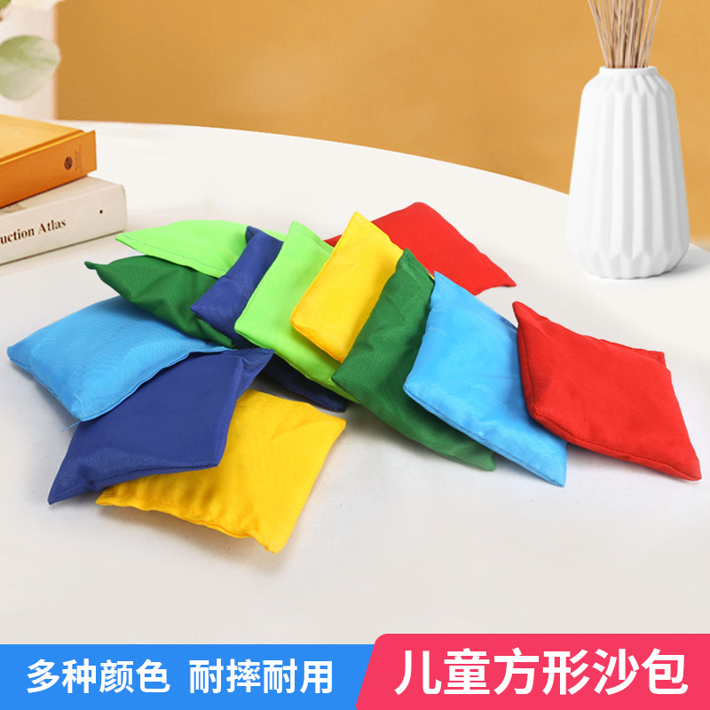 Picture of Kindergarten Kidsren Throwing Small Sandbag Game Throwing Sandbag Outdoor Toy Sandbag Plastic Particles