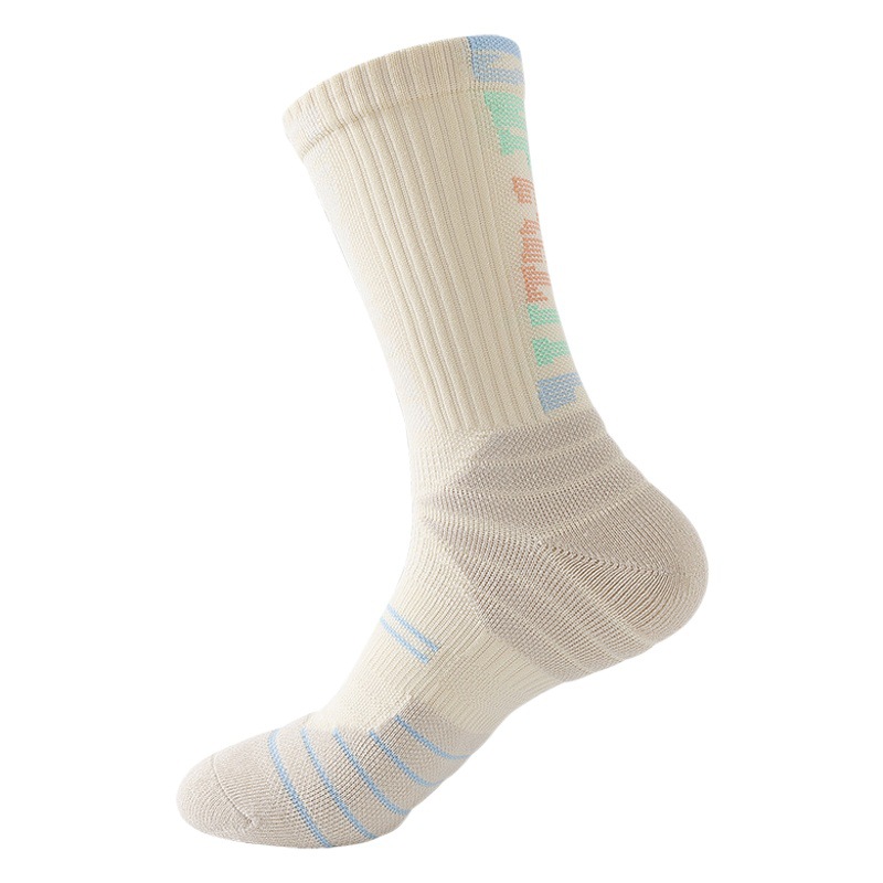 SUPER ELITE letter gradient basketball socks Comprehensive Combat ELITE socks high top towel bottom American fashion socks