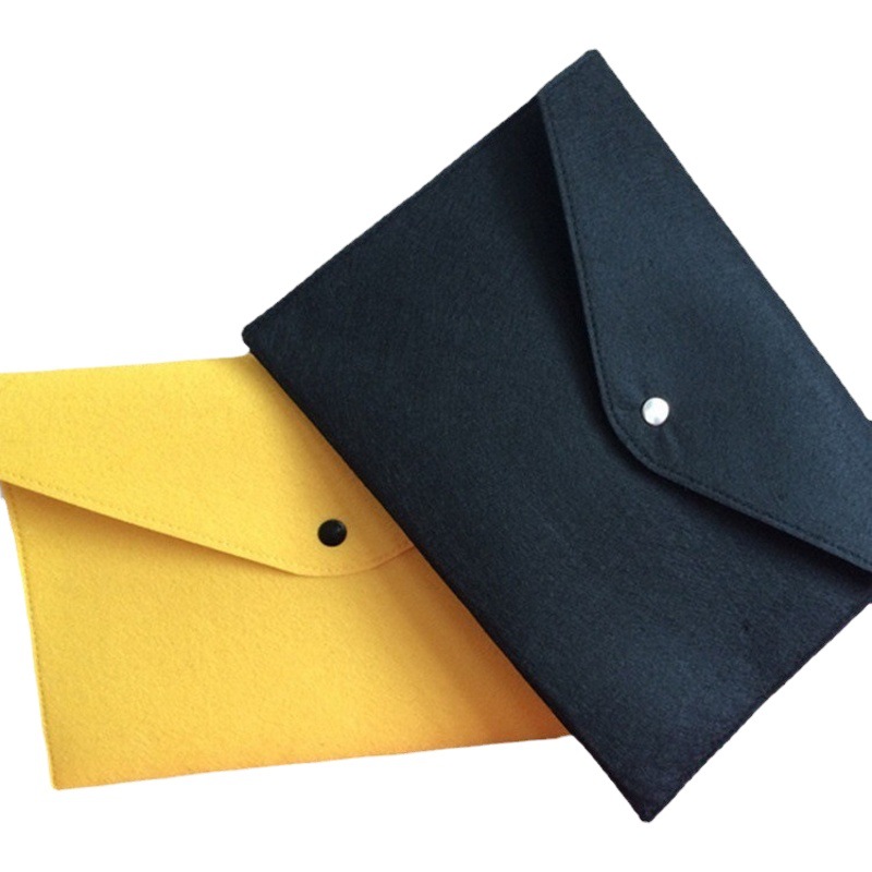 Felt File Bag Simple Office Materials File Bag Storage Bag Storage Bag Student Stationery Bag Folder