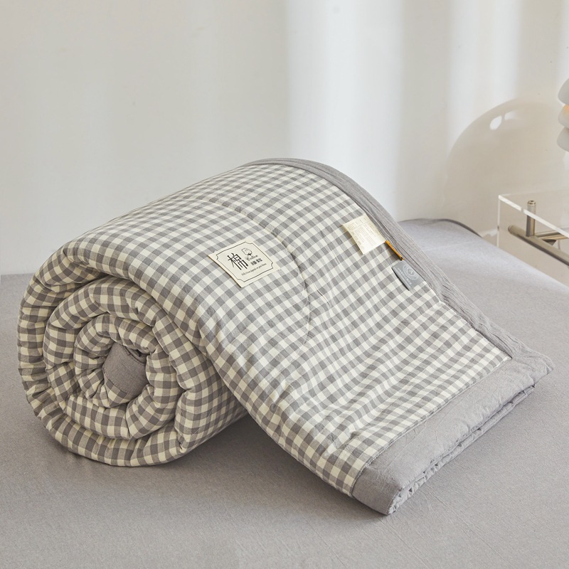 Picture of Class A Maternal and Infant Grade Non-printed Summer Quilt Xinjiang Cotton Air-conditioning Quilt Core Machine Washable Summer Cool Quilt Summer Thin Quilt