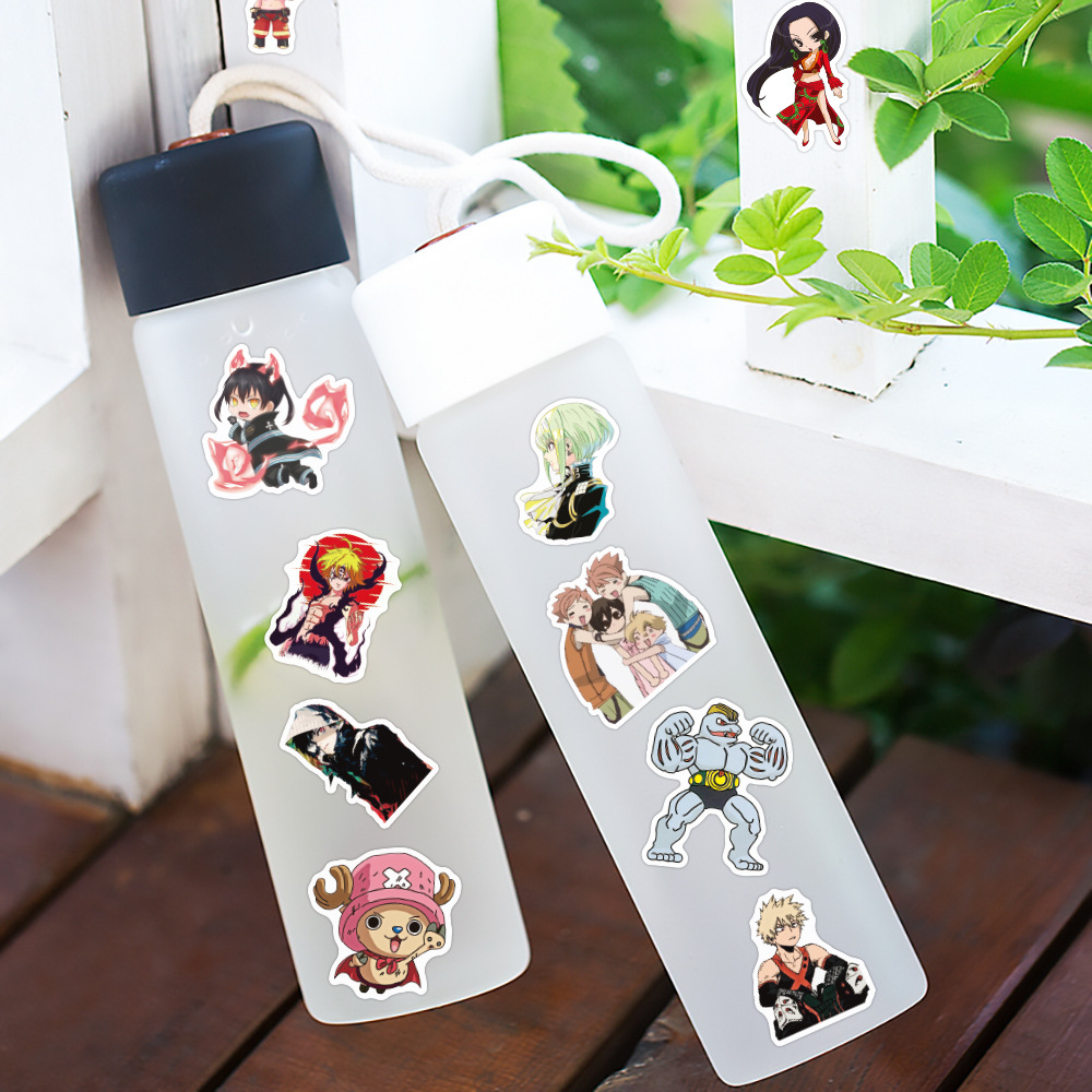 Picture of 300 Cartoon Animation Theme Mixed Graffiti Stickers Laptop Skateboard Luggage Waterproof Stickers Manufacturer Wholesale