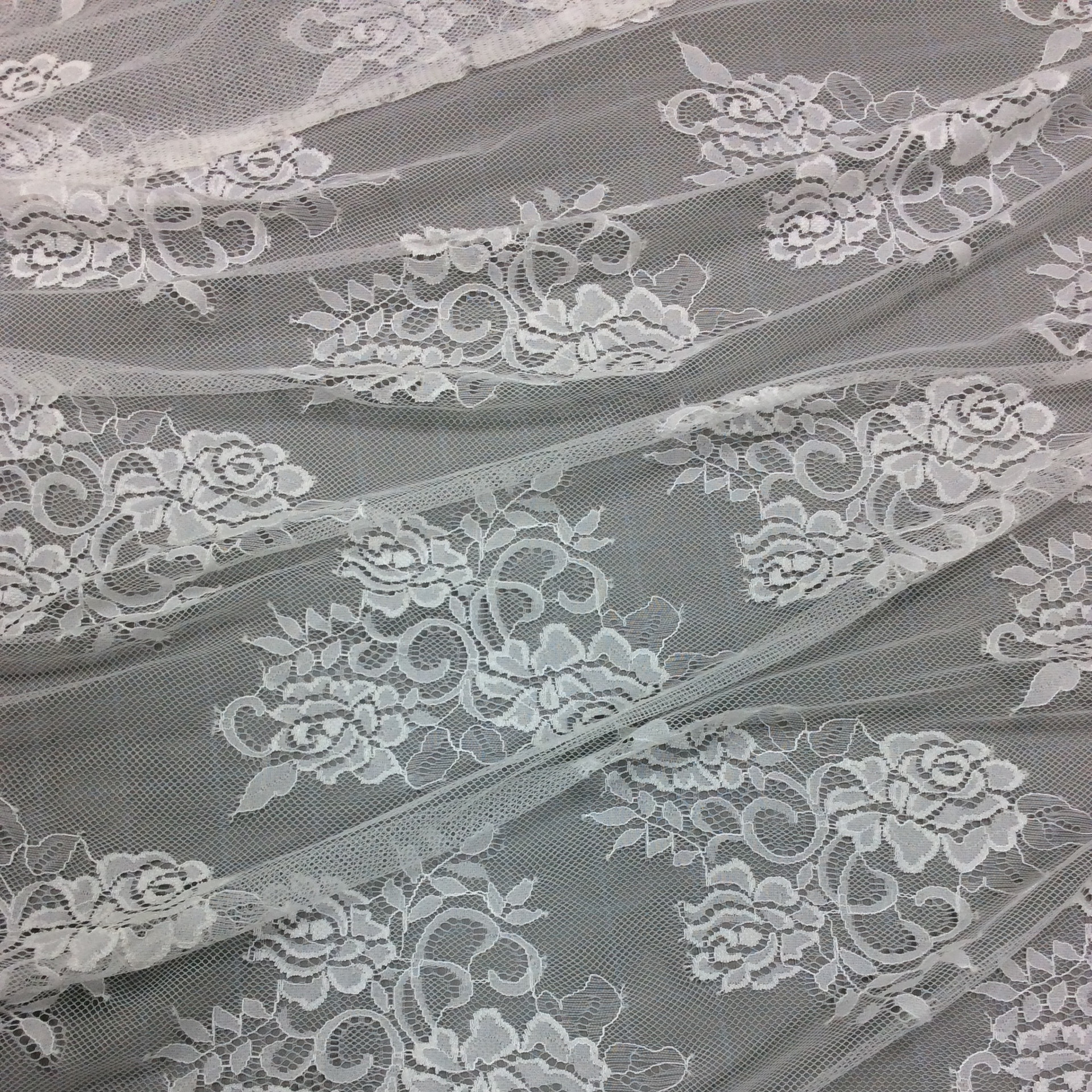 New nylon lace fabric nylon mesh wedding dress clothing handmade DIY accessories lace fabric
