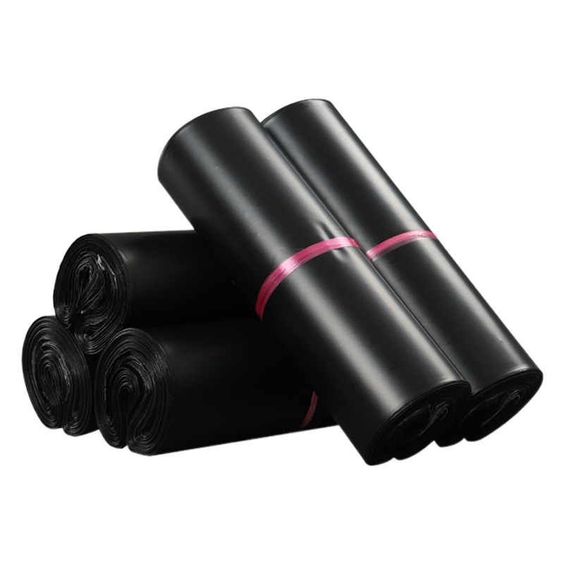 Black express bag factory wholesale thick waterproof explosion-proof edge Black express packaging bag long Express bag