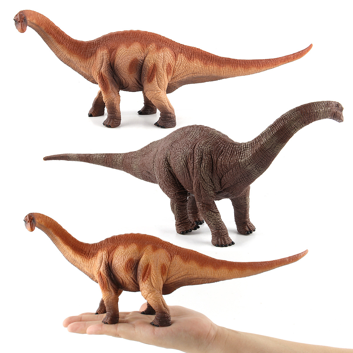 [Small single superior product] cross-border classic dinosaur model toy bronatosaurus Diplodocus bewildered Dragon