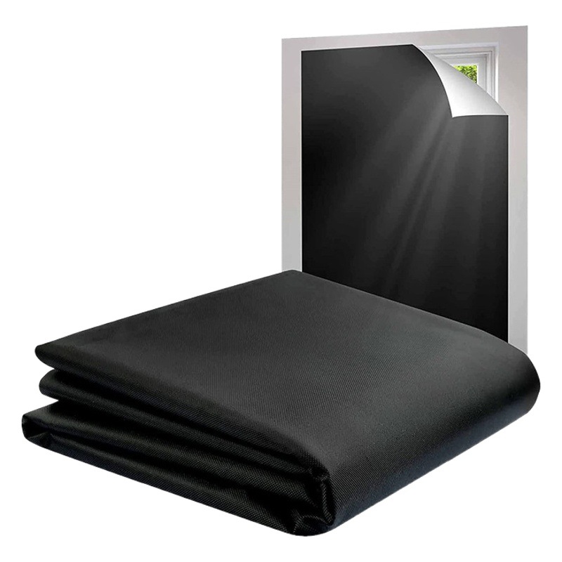 Hot Sale Amazon Oxford Cloth Full Blackout Curtain Portable Blackout Curtain Sunscreen diy Cuttable Blackout Cloth