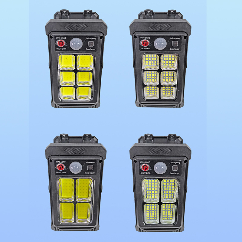 Picture of Outdoor solar light, home patio fence, clip light, outdoor camping portable lighting, human body induction light
