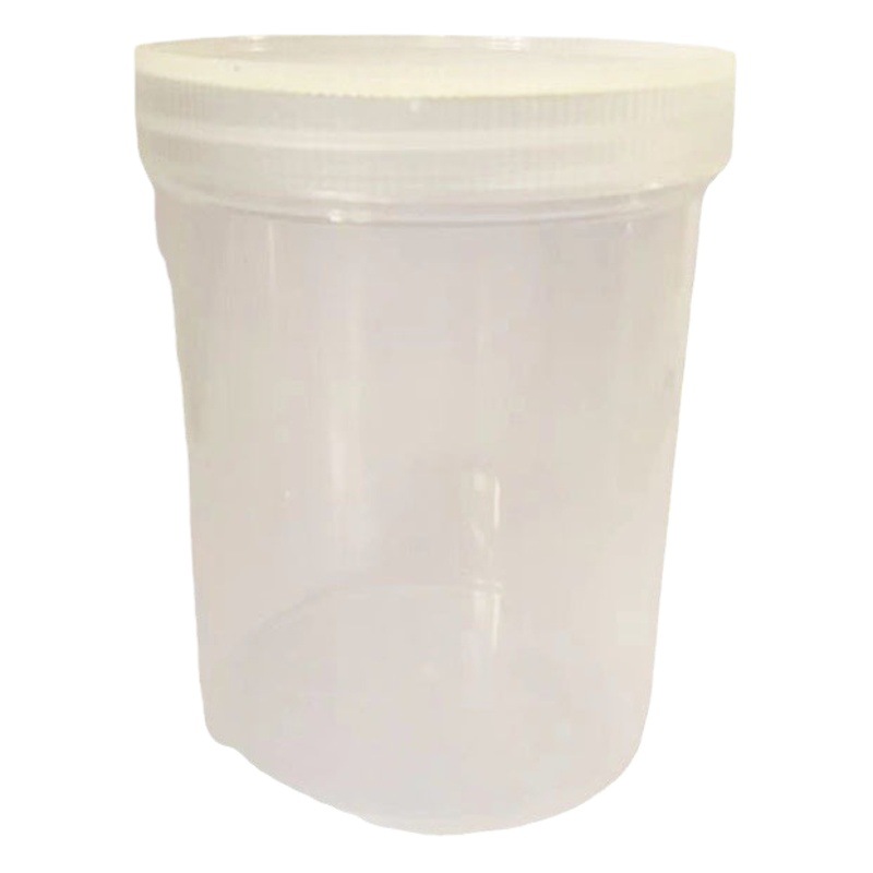 Spot 250 300 500 1000ml large-mouth bottle mask sub-barrel upright barrel paste barrel transparent sealed tank
