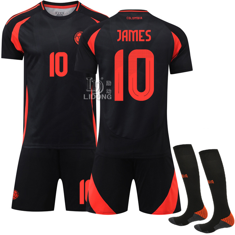 2425 Columbo Away Black Orange No.10 J Rodriguez 7 Diaz American Biya Team Foreign Trade Donation