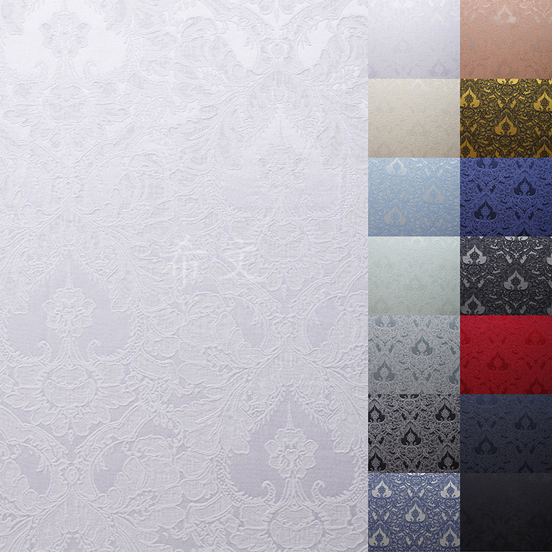 Picture of Three-Dimensional Relief Jacquard Fabric Spring Soft Classical Jacquard Micro-Elastic Cotton Fabric Chinese Suit Han Dynasty Clothing Fabric