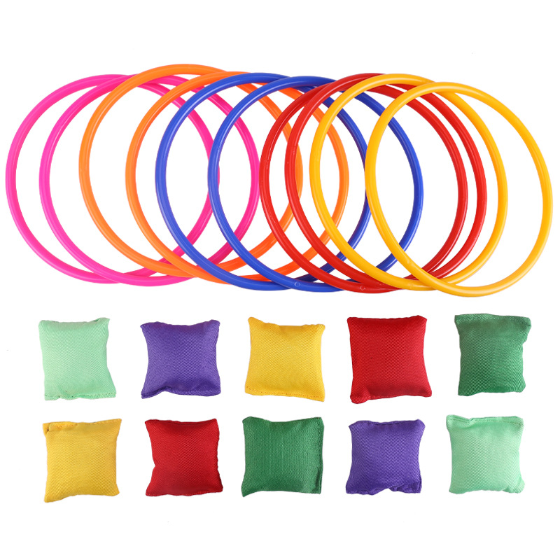 Picture of Throwing Toy Ring Training Plastic Ring Color Ring 23cm Logo Bucket Sandbag Outdoor
