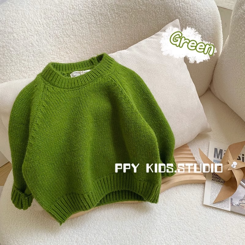Picture of Boys' Short-Sleeve Sweaters for Spring and Autumn, Children's Autumn Wear, Toddler Winter Knitwears, Baby Tops, Korean Version, European Bestsellers
