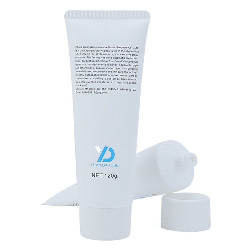 40MM semicircle top screw cap tube facial cleanser hand cream lotion skin care cosmetics hose packaging material