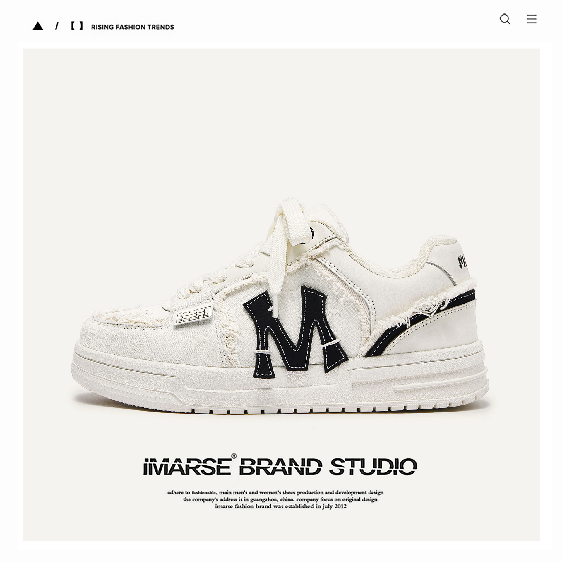 Guangzhou Shoes Destruction Style White Shoes Casual Niche All-match Height-increasing Low-top Board Shoes for Men and Women Couple Men's Shoes