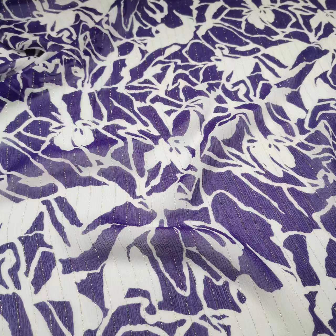Picture of 10mm Gold Thread Silk Smooth Shirt Skirt Wide Fabric