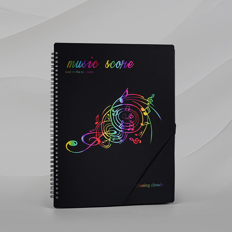Picture of A4 File Clip Student Music Essential Storage Book Transparent Insert Piano Score Modifiable Piano Folder