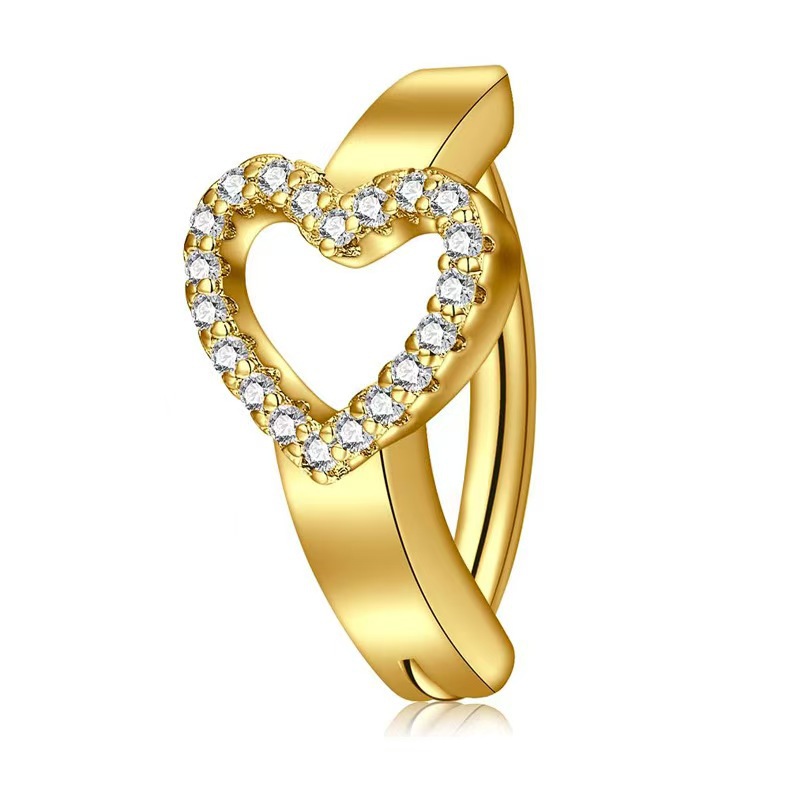 Picture of Europe and the United States cross-border hot selling smooth belly button ring diamond zircon style belly button nail belly button puncture jewelry explosions