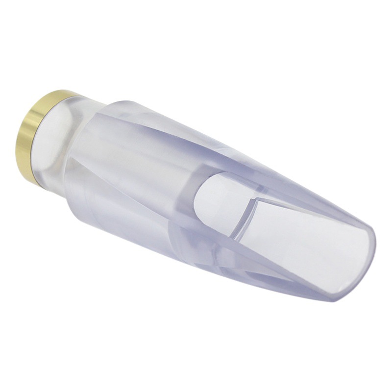 Wholesale alto saxophone head transparent color Phnom Penh drop bE saxophone mouthpiece woodwind instrument head