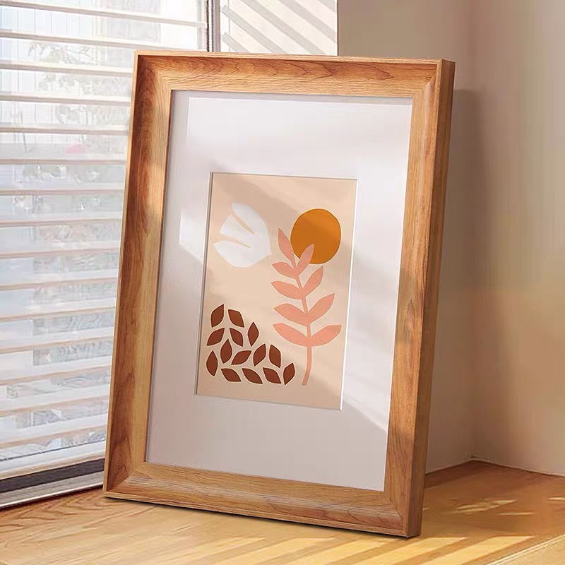 Creative simple color matching photo frame table 6 inch 7 inch 8 inch couples photo frame washing photo can be hung on the wall frame customization