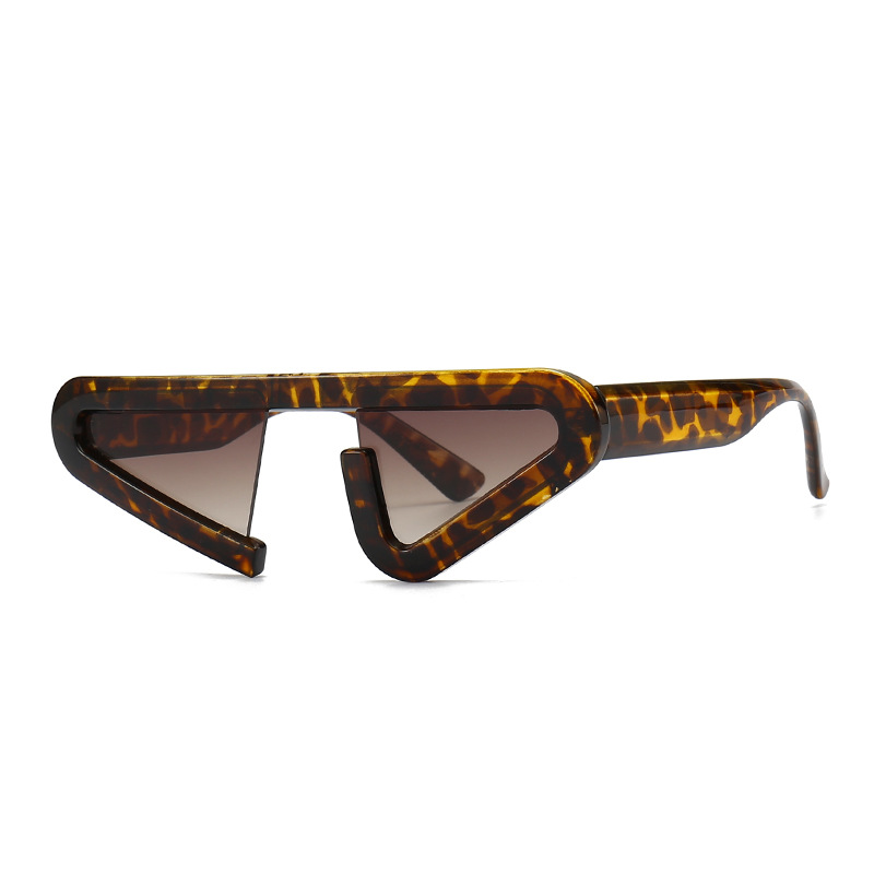Picture of 083 Personality Funny Cross-border Narrow Three-legged Sunglasses Women's Trendy Street Photoshoot Cat's Eye Sunglasses Men