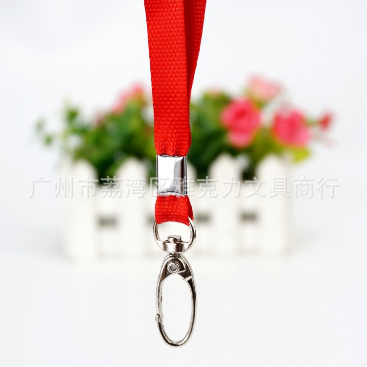 Picture of 1.0cm lanyard work permit lanyard badge work card hanging rope factory card rope certificate card set student