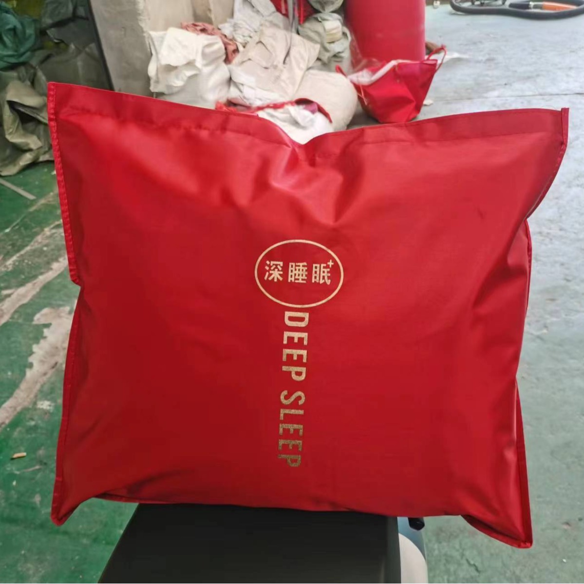 Picture of High-end Brocade Leather Summer Cool Quilt Packaging Bag Rattan Mat Ice Silk Mat Wedding Four-piece Set Gift Storage Bag Handbag