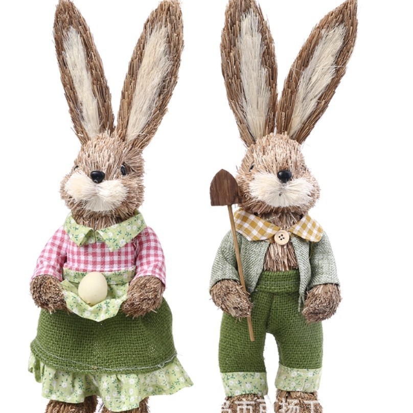 Picture of Cross-Border Easter Bunny 2025 New Party Decoration Simulation Ornaments Wholesale